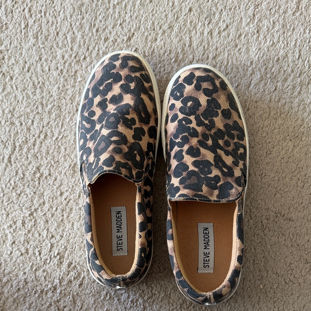 Steve Madden Leopard Print Sneakers